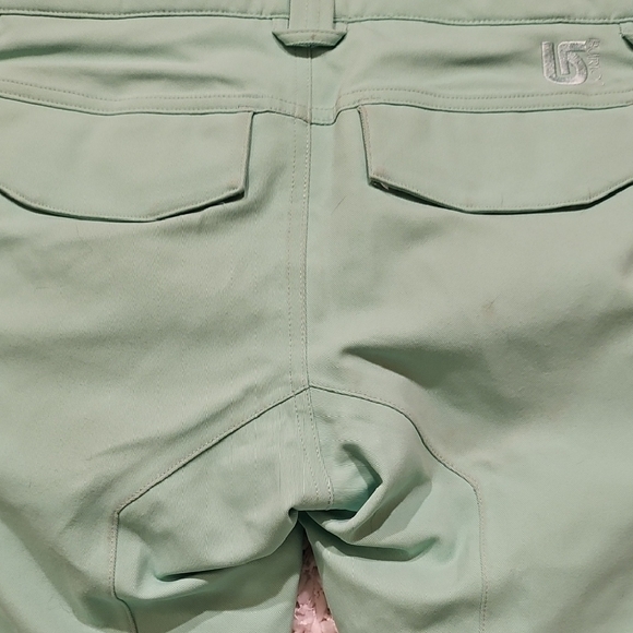 Burton Dry Ride Mountain Dew Collection Mint Green Snowboard Pants - Picture 16 of 16